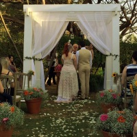 Casamento Boho rustico, realizado na residencia dos pais da noiva!
