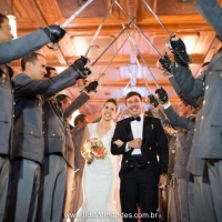 Casamento militar com o Teto de Aço. Cerimonia lindíssima.