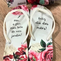 Chinelo dia das mães