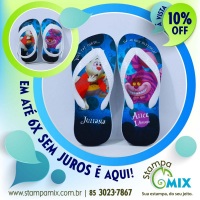 Chinelo Borracha Microporosa, duráveis, gravação sem limite de cores, 17/18 até 45/46.