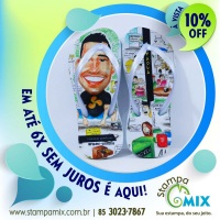 Chinelo Borracha Microporosa, duráveis, gravação sem limite de cores, 17/18 até 45/46.