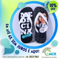 Chinelo Borracha Microporosa, duráveis, gravação sem limite de cores, 17/18 até 45/46.