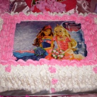 Bolo Infantil Tema Barbie