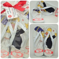 Chinelo Personalizado para Casamento - Chinelos personalizados para conforto de seu convidado, além 