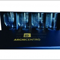 Kit 4 canecas para chopp personalizadas com embalagem em cartonaria preta.
Evento da empresa Archic