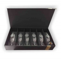 KIT 6 TAÇAS de cristal para cerveja personalizado.
Taça em cristal Bohemia com borda temperada, mai