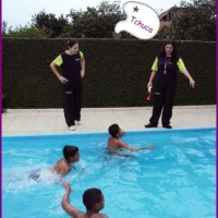 Recreação na piscina!!