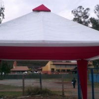 tenda 5x5 decorada/ fiat