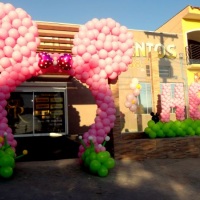 Arco de Orelha da Minnie Rosa