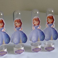 tubetes princesa shofia - 3,50 R$ a unidade