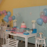Decoração para batizado