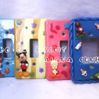 capa de  interruptor p/ quarto infantil decorada