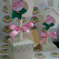 Centro de mesa casinha passarinho!