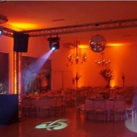 Traves,Globo e Moving Heads