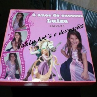 Caixa 12x12 enrolados rapunzel