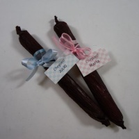 Charutinho de chocolate - lembrancinha maternidade