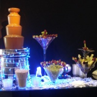 cascata de chocolate