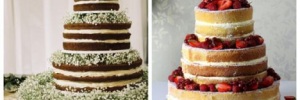 Tendência para casamentos: <b>Naked</b> <b>Cake</b>
